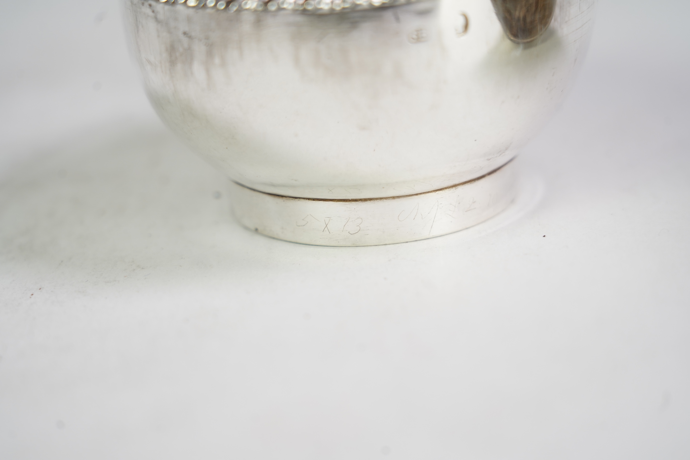 A George IV Irish silver wine funnel, by Stephen Bergin